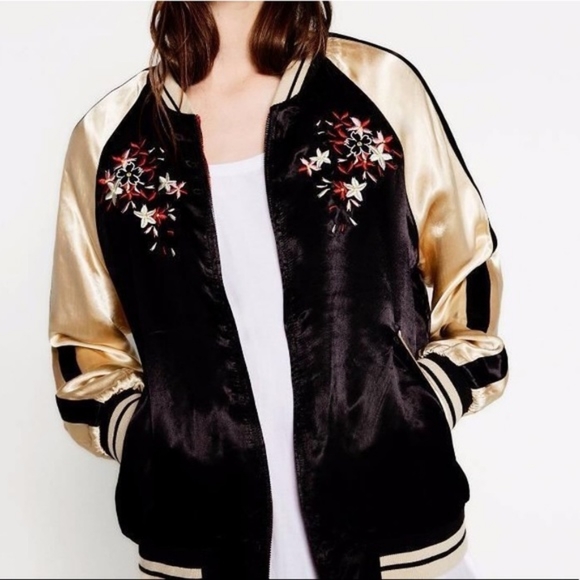 COPY - Zara Reversible Bomber Jacket - Picture 5 of 5